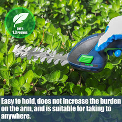 ZEITE detailed shot of 6-inch shrub blade for clean small branch cuts