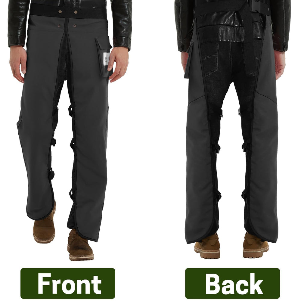 ZELARMAN inner 8-layer detail showing cut-resistant wrap that slows a chainsaw chain