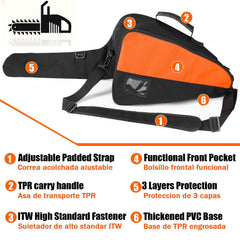 ZELARMAN heavy-duty zipper and TPR handle for smooth use and comfort