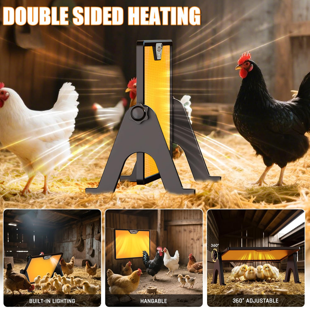 Zelvia brooder plate mounted in brooder box providing consistent warmth