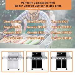 Zemibi installed bars inside Weber Genesis 300 grill protect burners and even heat