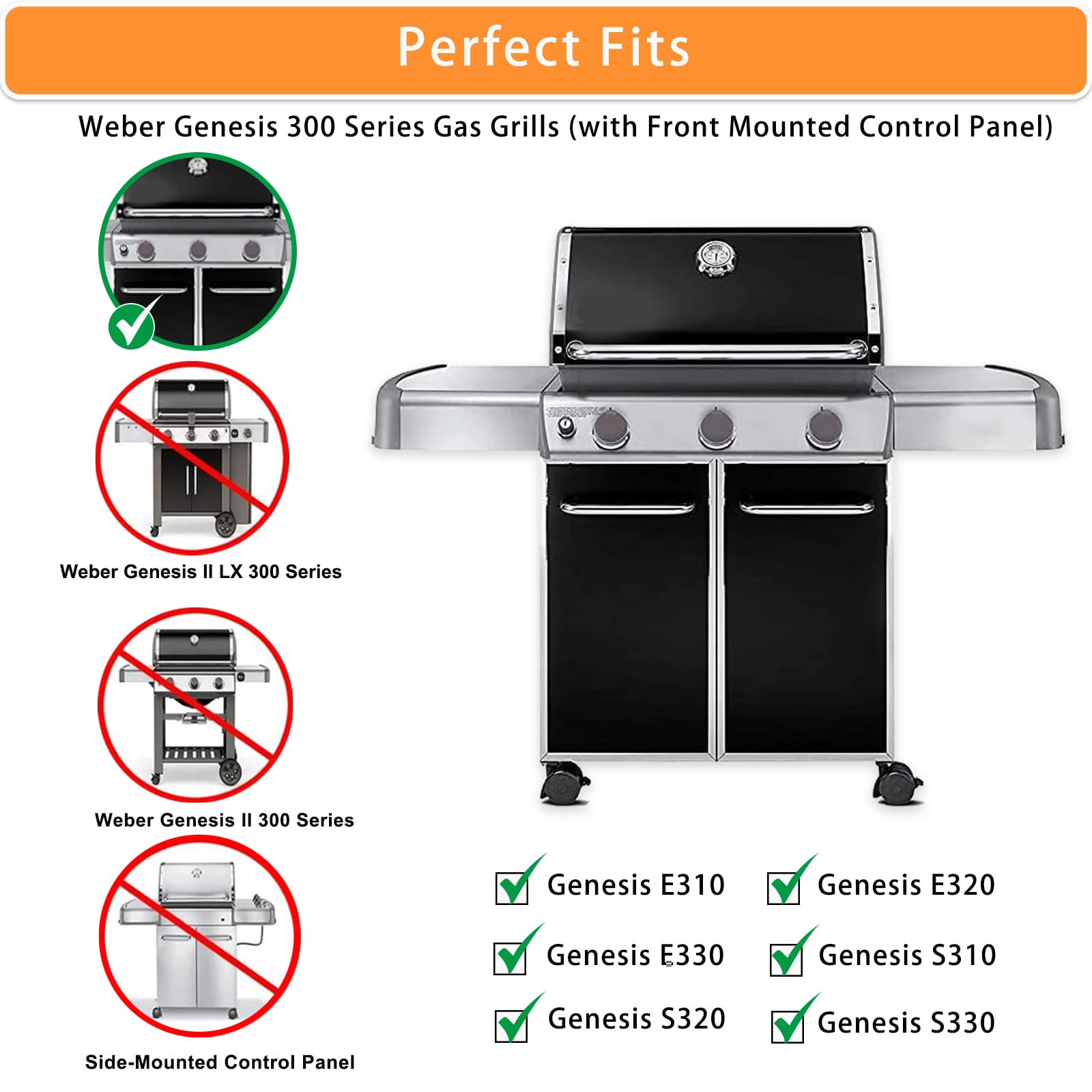 Zemibi installed on Weber Genesis 300 grill demonstrating even heat