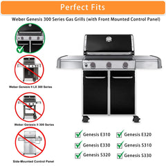 Zemibi installed on Weber Genesis 300 grill demonstrating even heat