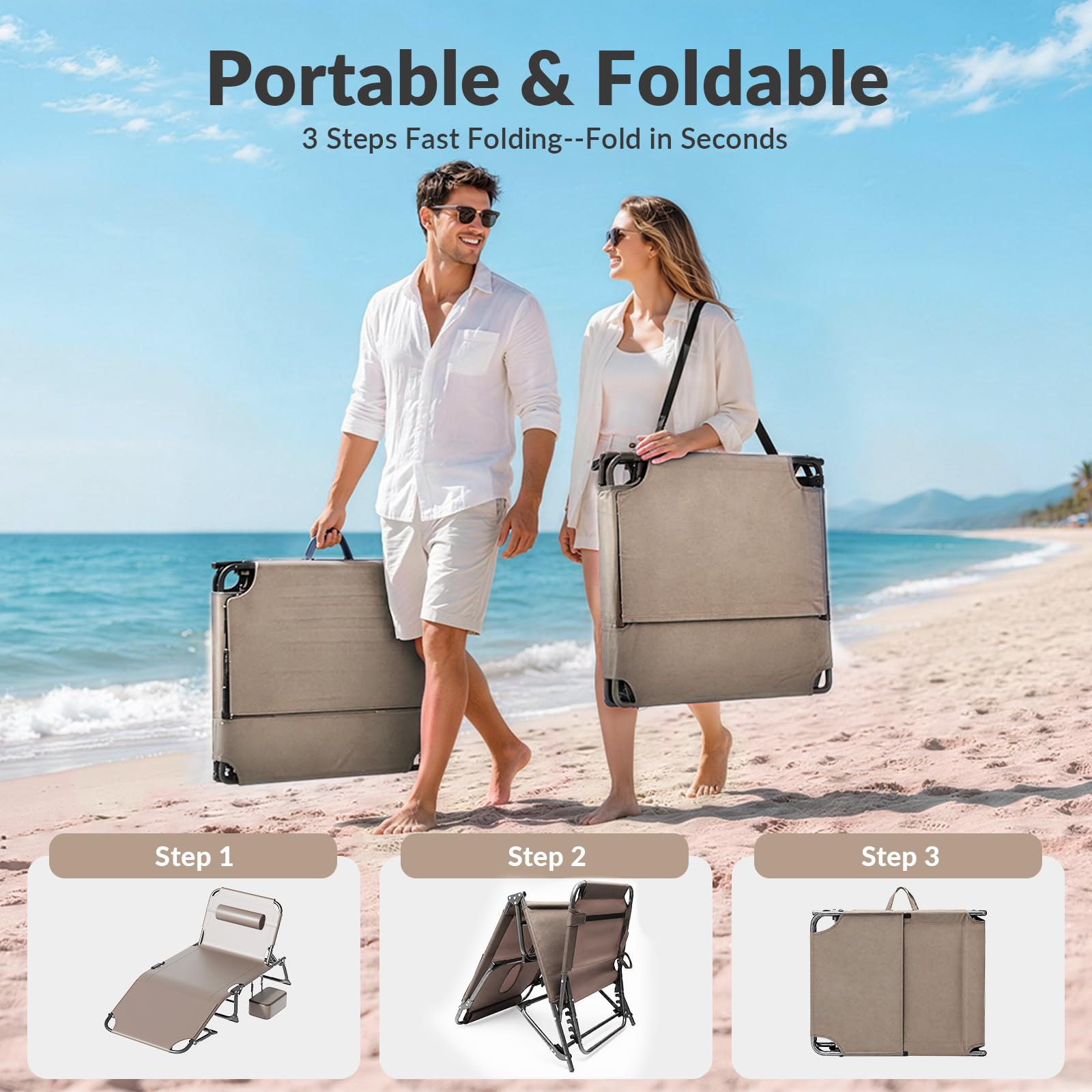 ZENPETIO cooler bag and side pocket holding items for organized convenience benefit