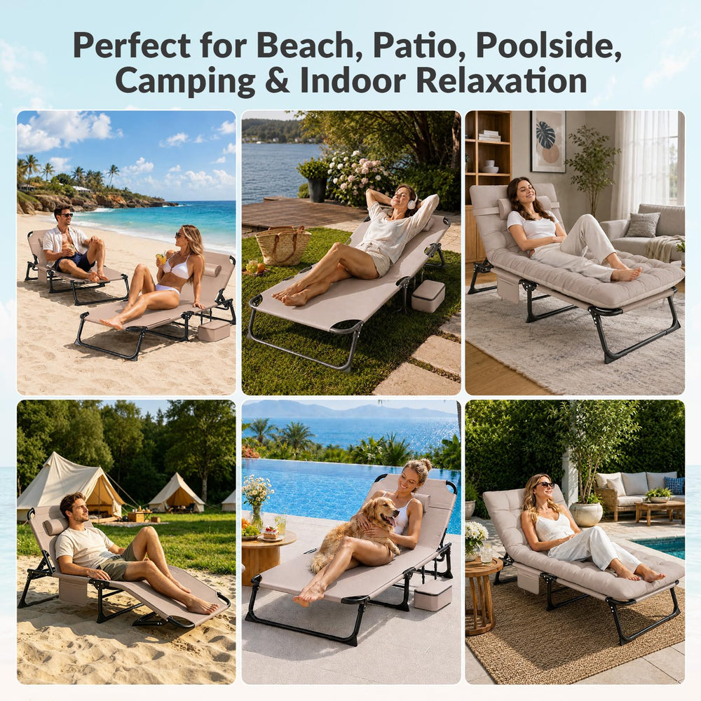 ZENPETIO folded with shoulder strap showing portable carry convenience benefit