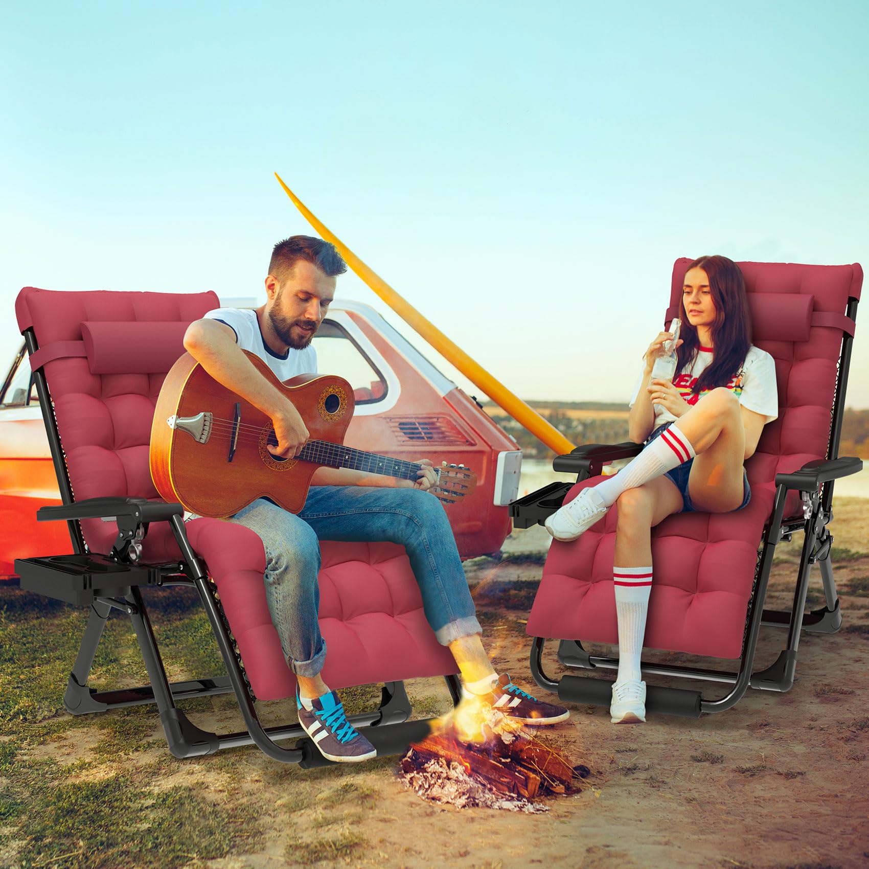 ZENPETIO chair in patio scene illustrating outdoor relaxation convenience