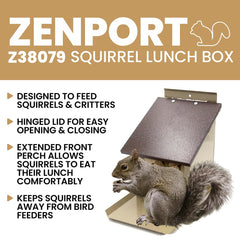 Zenport hinged lid open for quick refills and convenient maintenance benefit