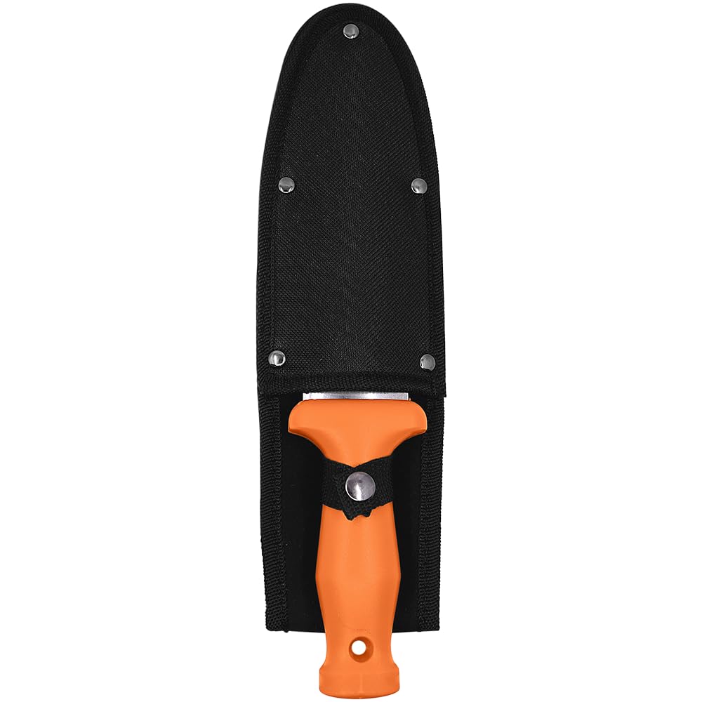 Zenport K246 orange handle with sheath shown for safe storage and quick access