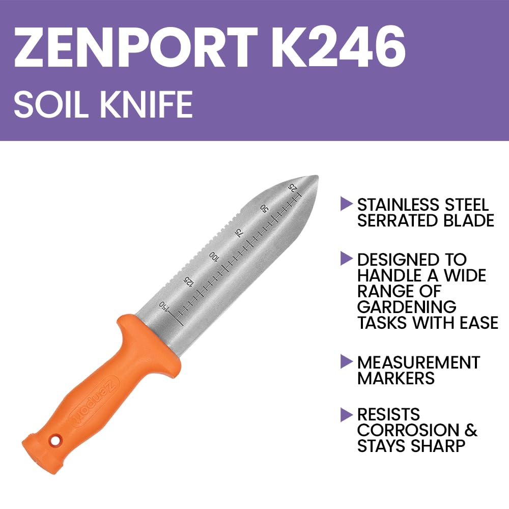 Zenport K246 held in hand for scale to indicate compact, ergonomic size advantage