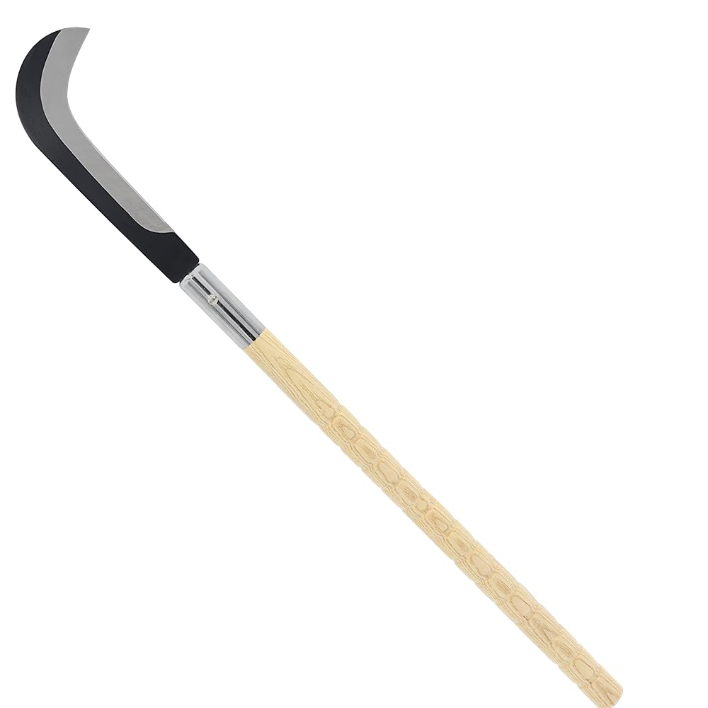 Zenport close-up of 9-inch carbon steel blade highlighting sharp cutting edge