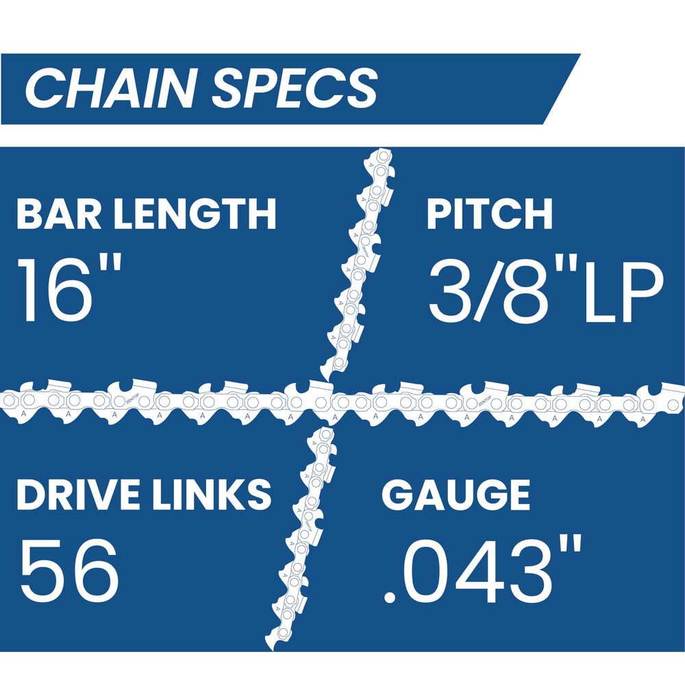ZENTOP chain in use cutting a fallen log showing faster, reliable work benefit