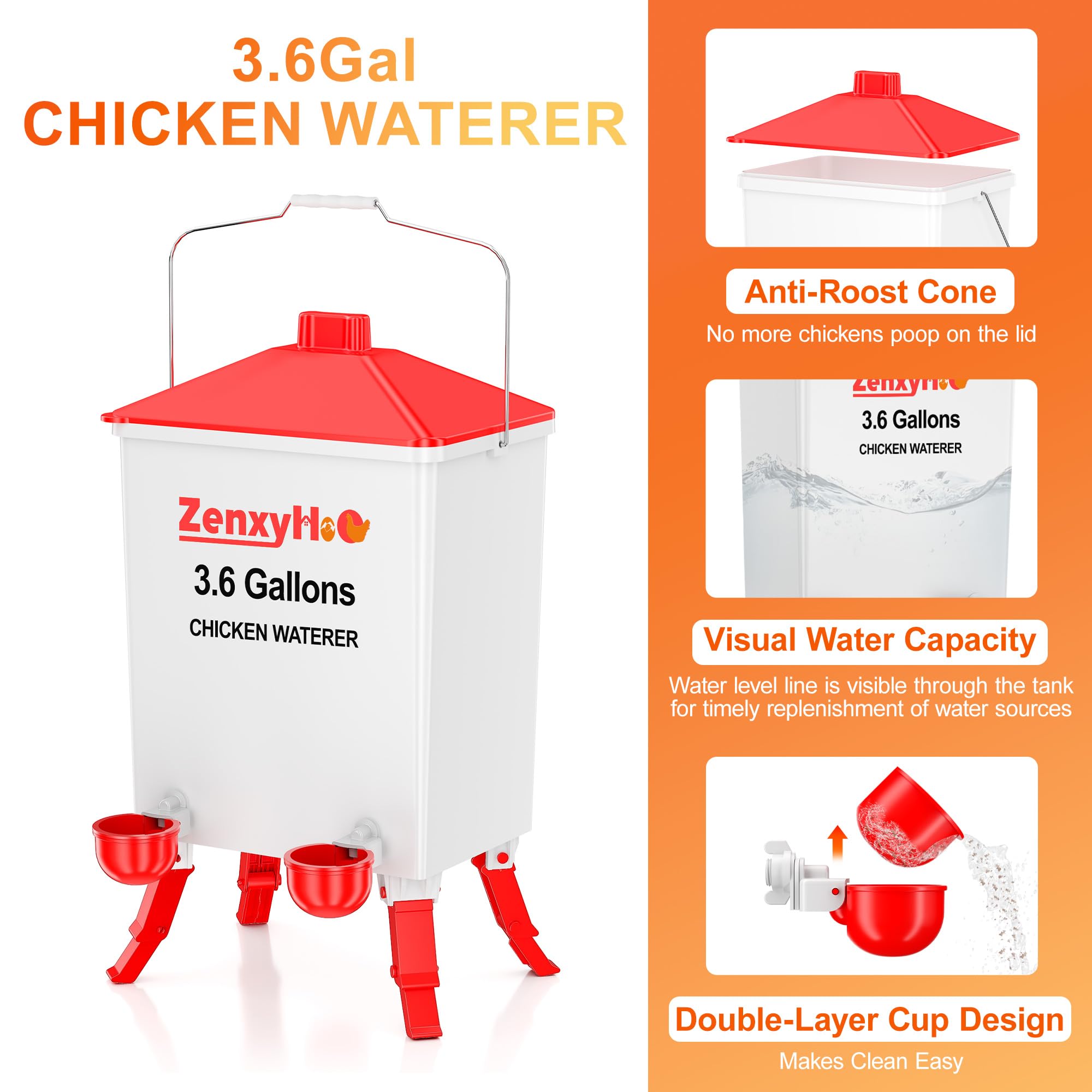 ZenxyHoC adjustable legs demonstrated in three heights for breed and age versatility