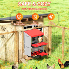 ZenxyHoC close-up of rollout tray demonstrating gentle egg protection and quick collection