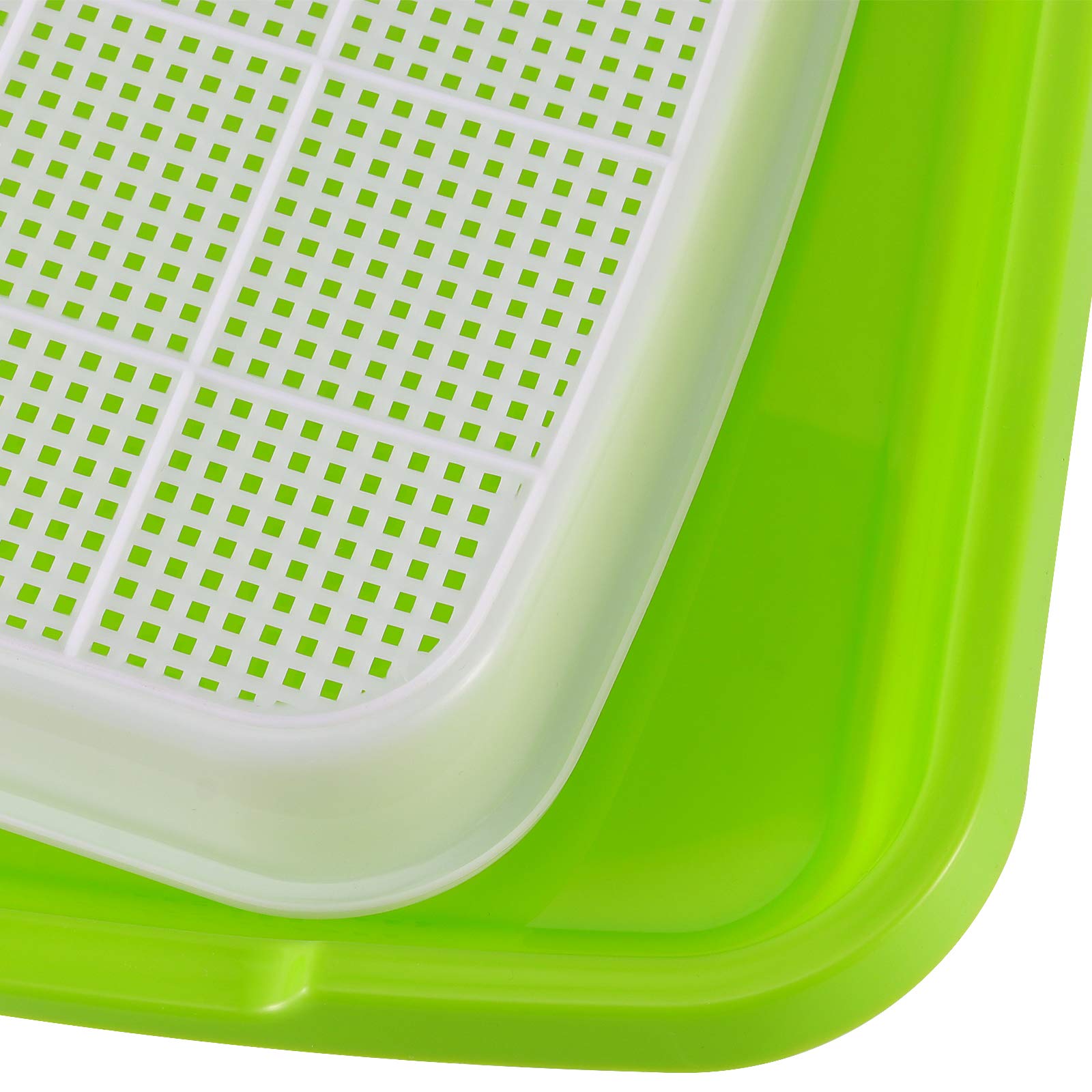 ZEONHAK white grid detail highlighting small-hole ventilation and healthy root airflow