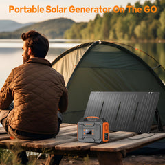 ZeroKor AC outlets and ports close view showing 300W output and versatile charging