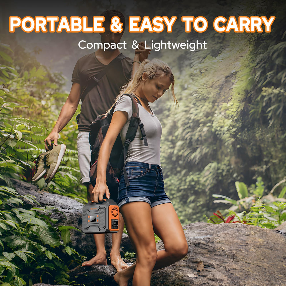 ZeroKor carried by handle beside water bottle to show lightweight portability benefit