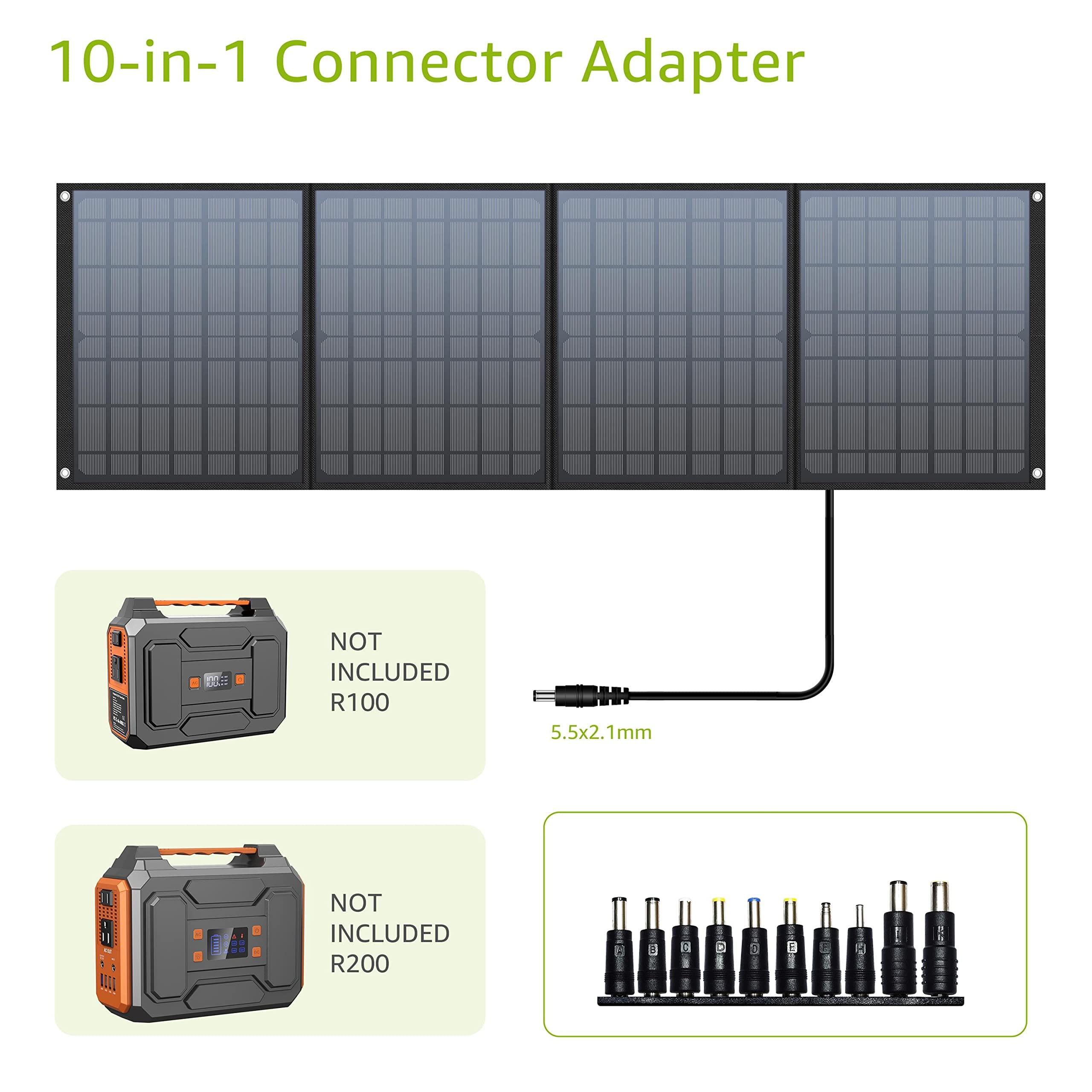 ZeroKor DC5521 port connected to a power station highlighting direct recharging convenience