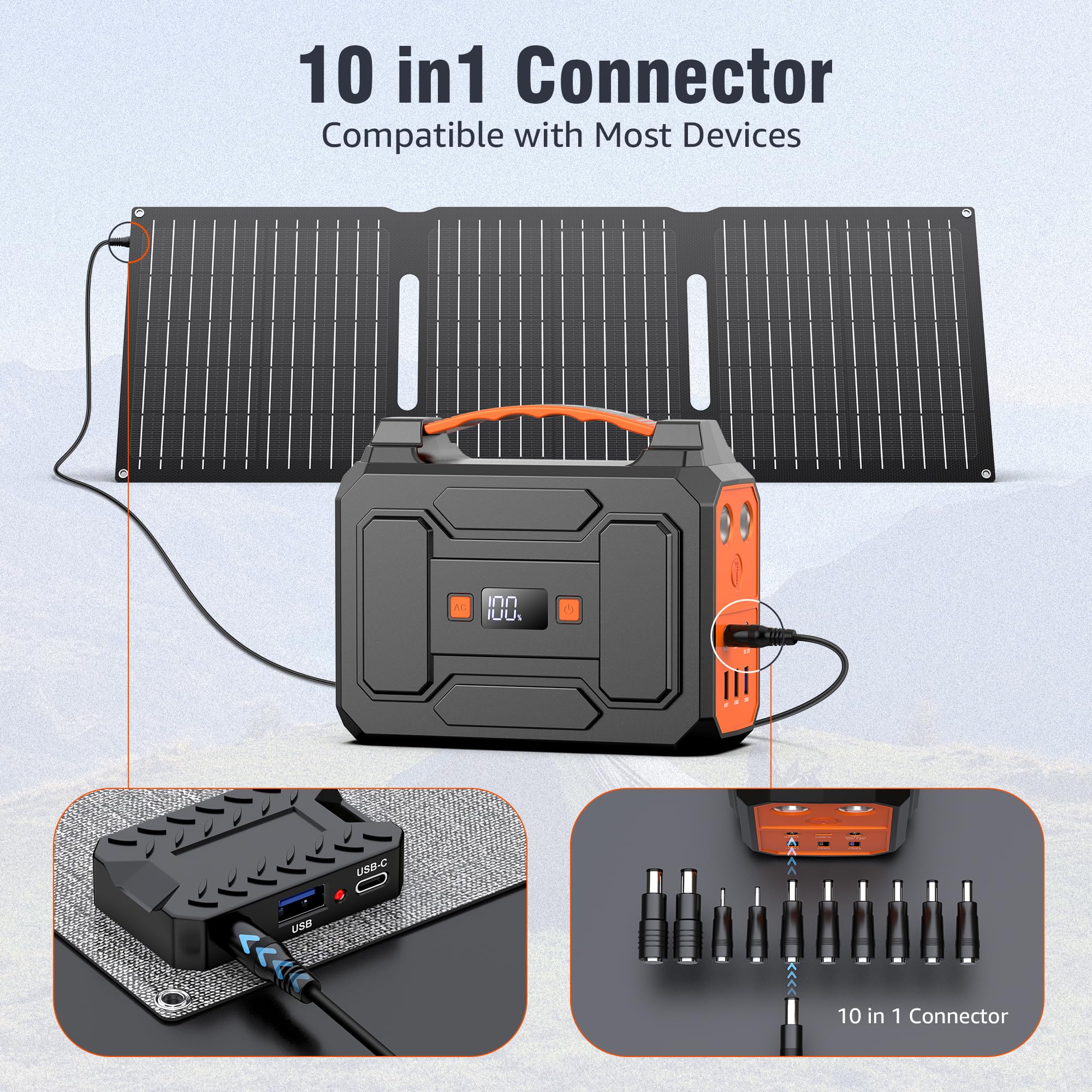 ZeroKor close-up of USB-C and USB-A ports demonstrating fast-device compatibility benefit