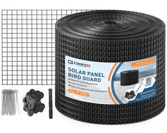 ZeroPone front view of 8in x 100ft roll showing discreet black mesh benefit