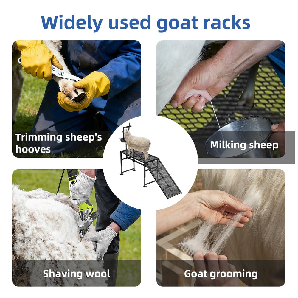 ZERTNROW side profile with goat on platform showing safer handling benefit