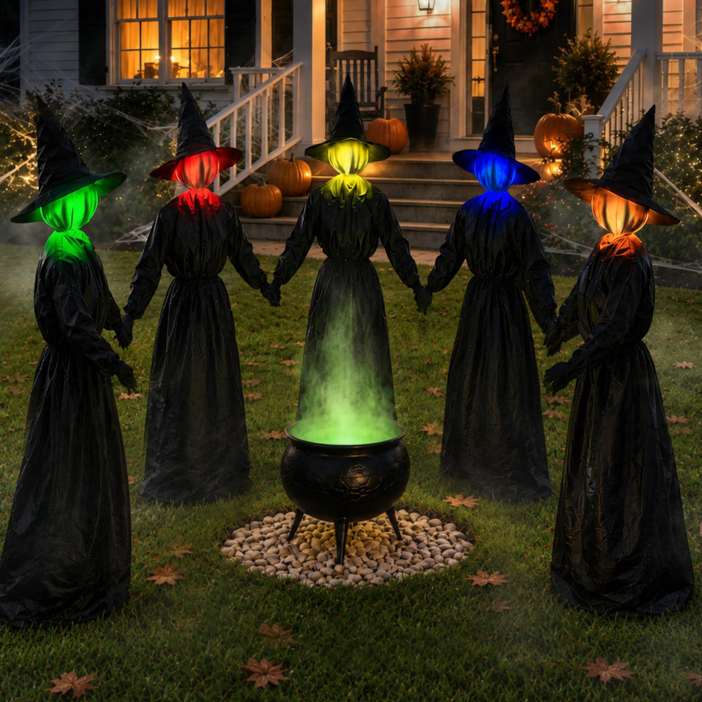 Zesua front view of five witches pack showing packaging and group layout benefit visual planning