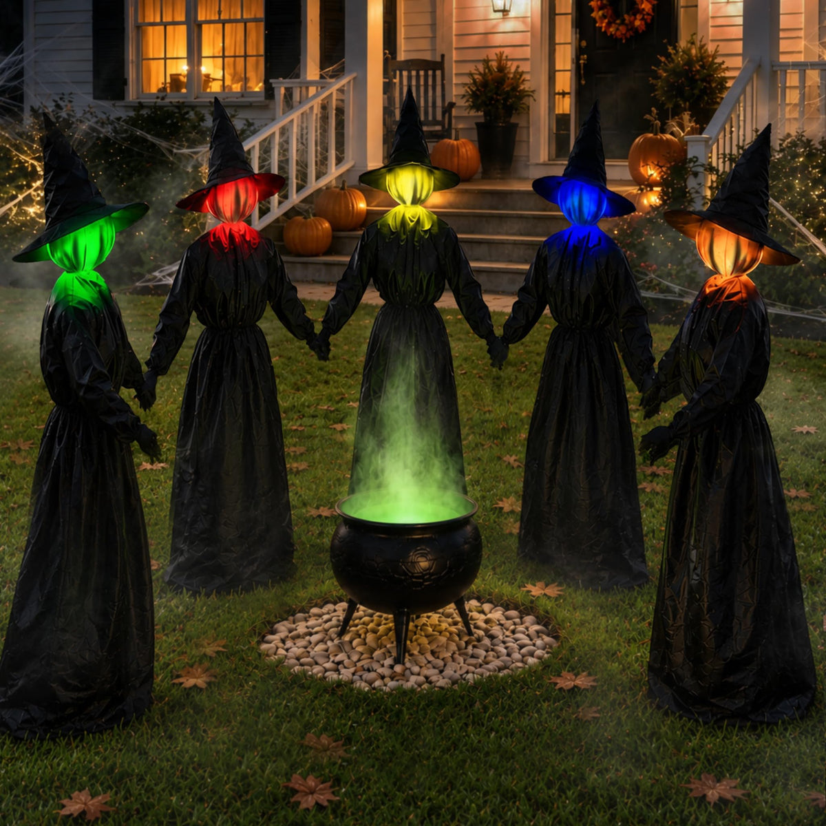 Zesua front view of five witches pack showing packaging and group layout benefit visual planning