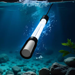 ZETAWALE front view of 32W pond UV light showing robust sealed housing benefit clarity