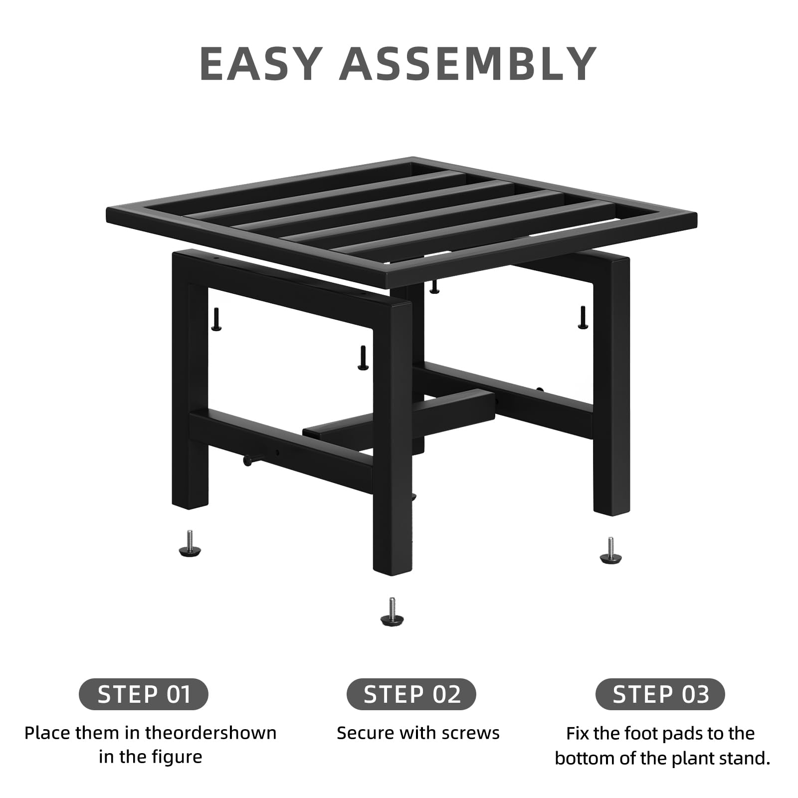 ZETONIQ included hardware and box showing easy assembly benefit
