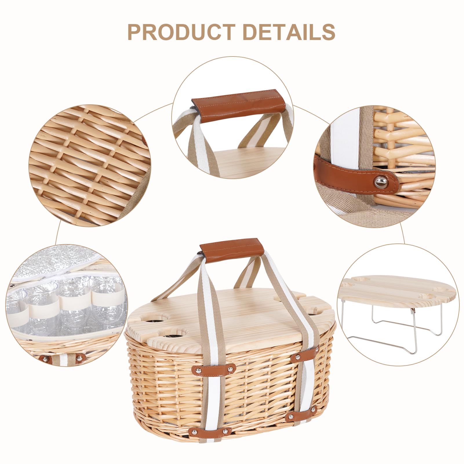 Zettfuly close-up wicker texture highlighting durable craftsmanship