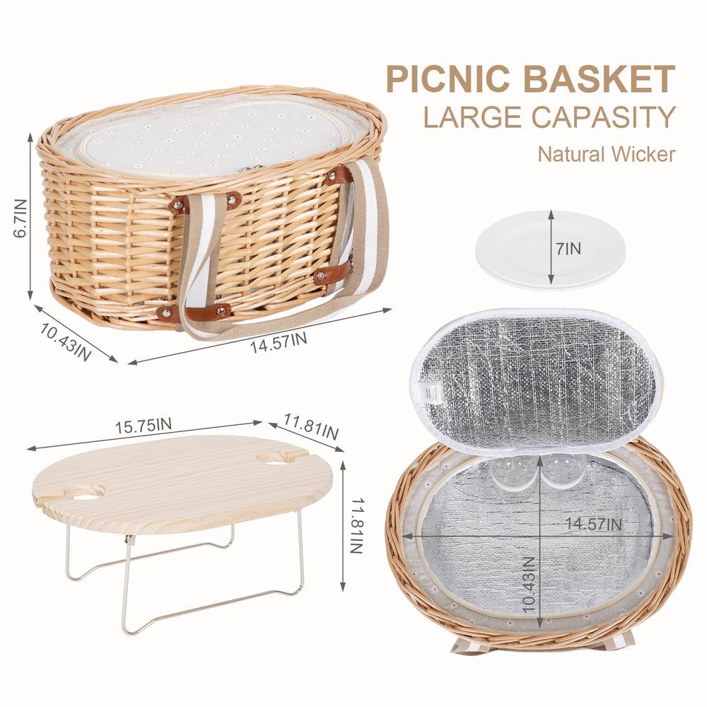 Zettfuly foldable picnic table set up for two providing stable dining surface