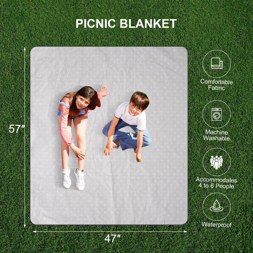 Zettfuly picnic blanket close-up texture offering comfortable outdoor seating