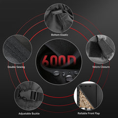 Zettum adjustable buckle and cord securing cover against wind for stability