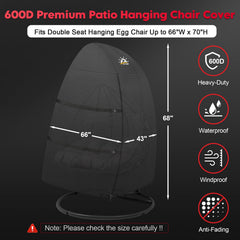 Zettum close-up of 600D fabric texture, durable protection against wear