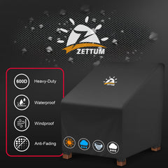 Zettum comparación de tamaño con silla para confirmar compatibilidad