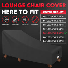 Zettum cover on chaise lounge demonstrating waterproof protection benefit