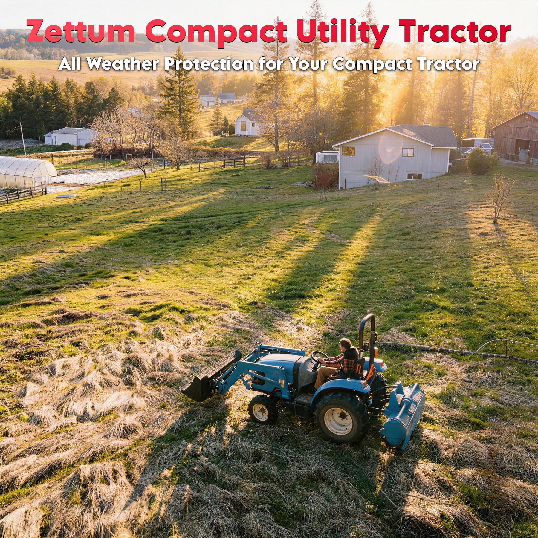 Zettum folded compact storage, easy offseason storage and transport