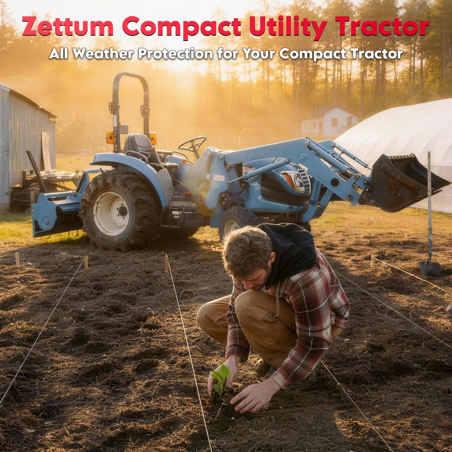 Zettum neatly folded cover ready for storage for space-saving benefit