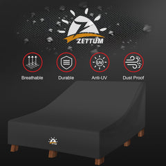 Zettum plastic clip and heavy-duty drawcord detail securing cover against wind