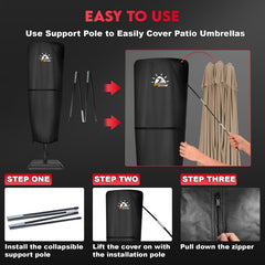 Zettum zipper and quick-release buckle detail demonstrating secure fit
