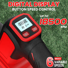 ZEXAPE close-up digital display showing speed and battery indicators for convenience
