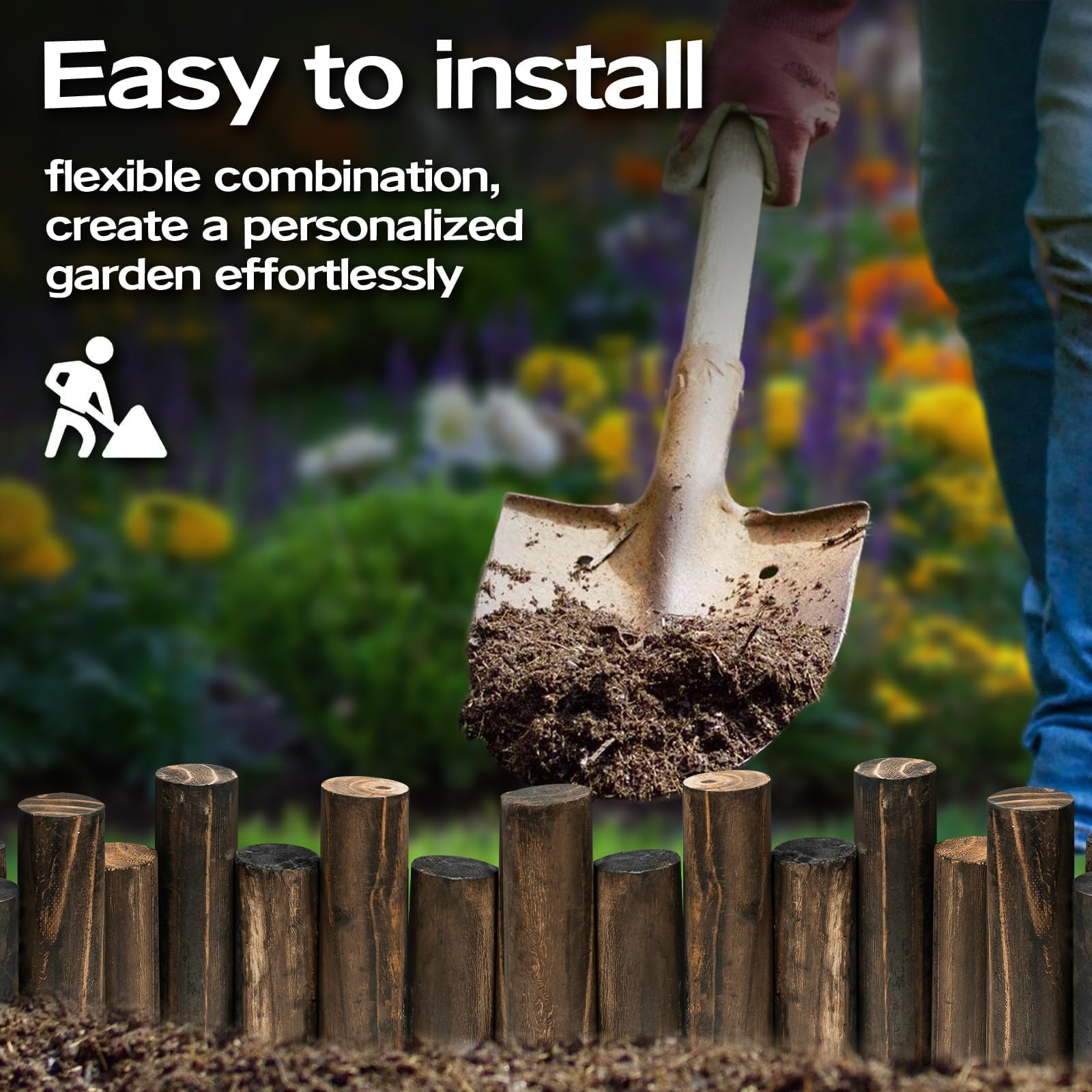 ZEZUT garden path installation creating natural landscape charm