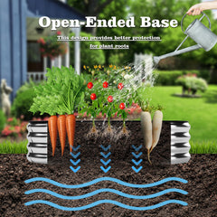 ZFHgarden open base detail showing drainage benefit and healthier root airflow