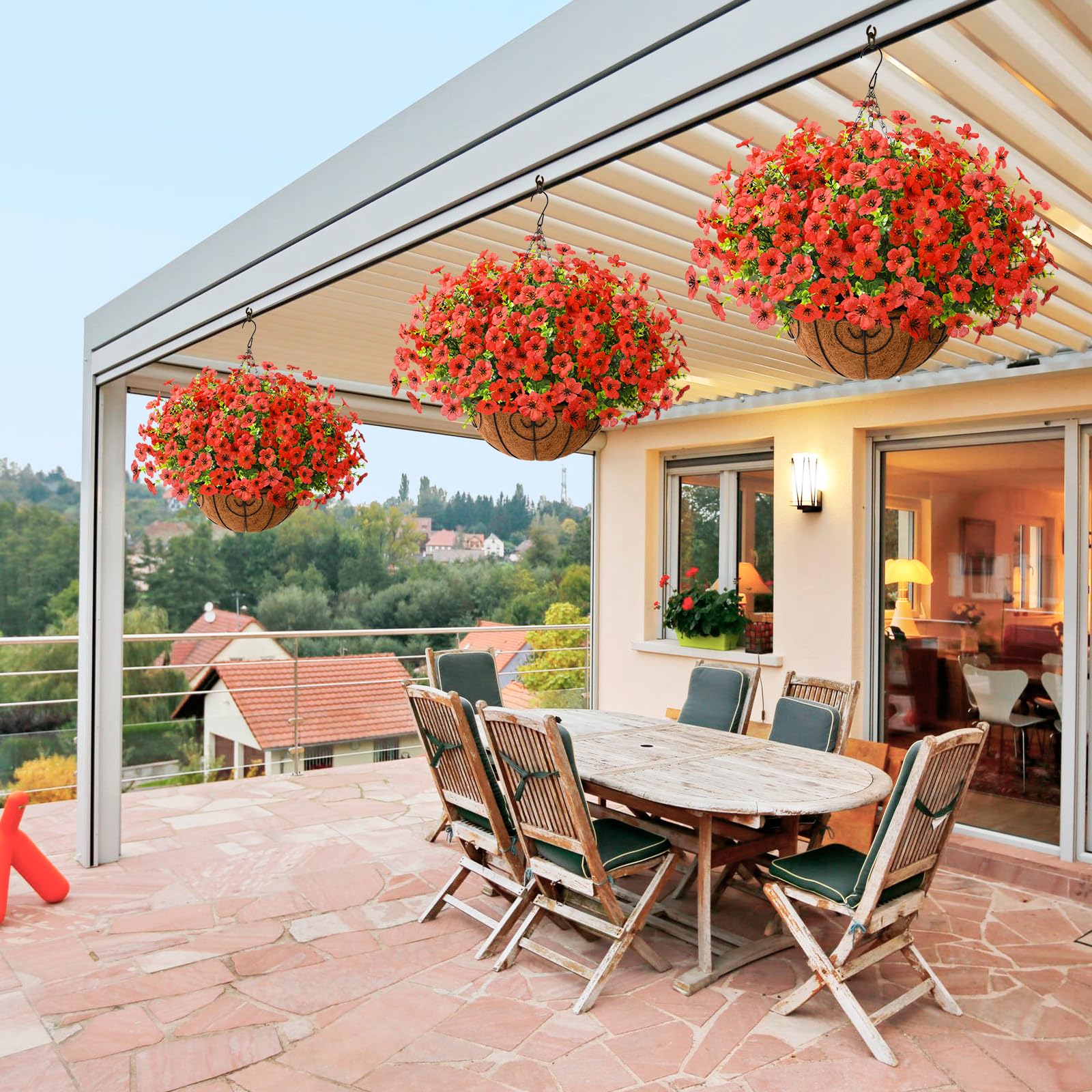 ZFProcess lifestyle balcony display adding vibrant no-maintenance color outdoors