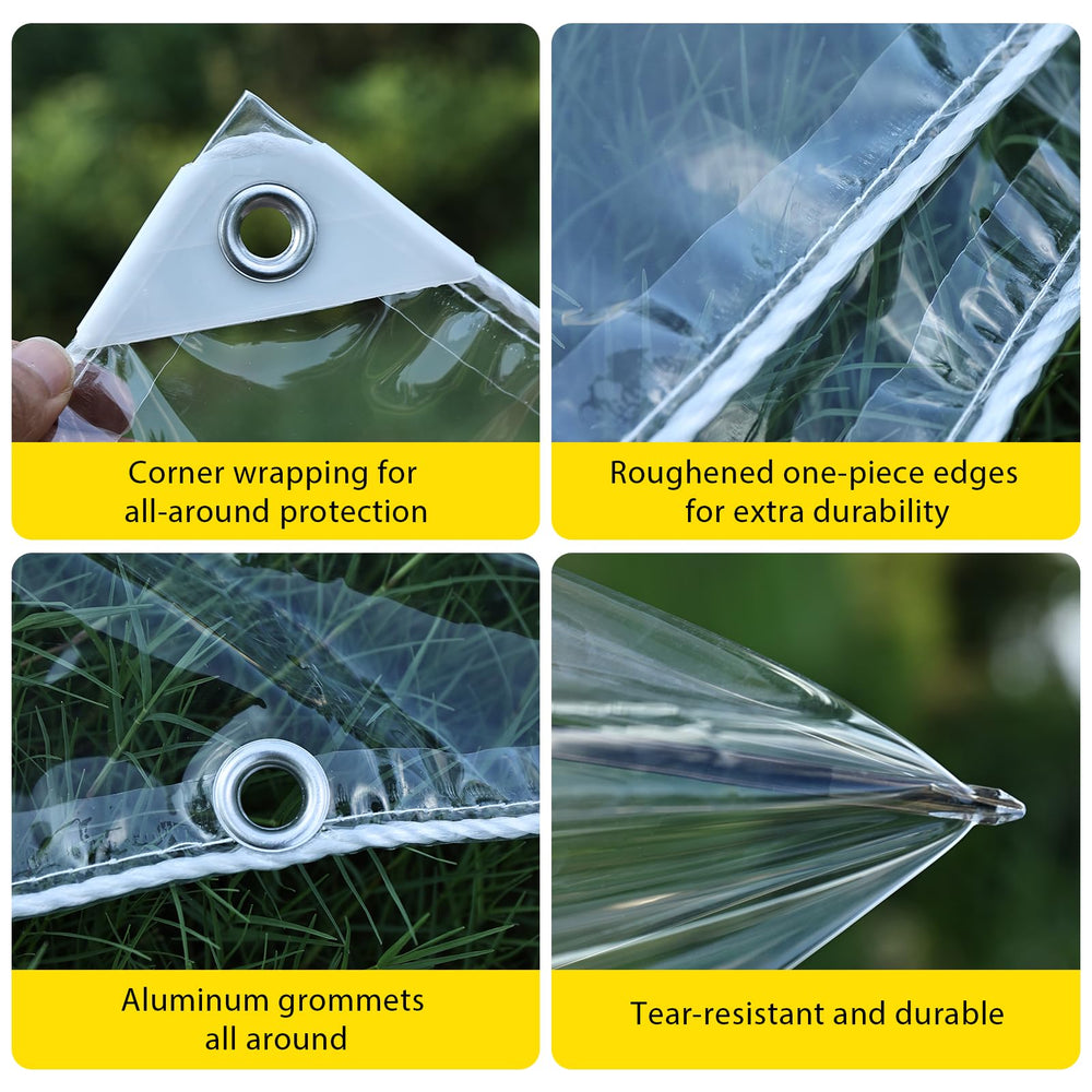 ZGLCQSGY close texture of 14 mil PVC showing thickness and tear resistance