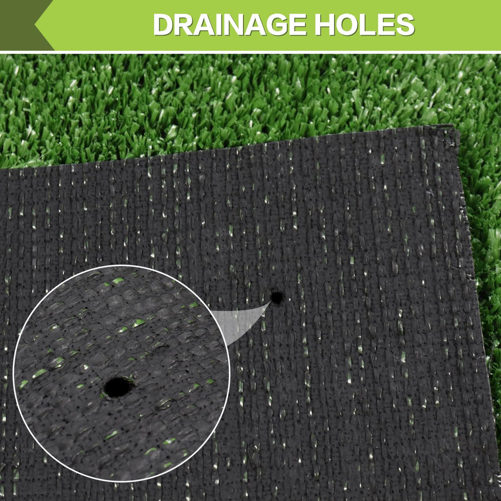 ZGR HOME&GARDEN backing detail with drainage holes for fast drying and easy cleaning