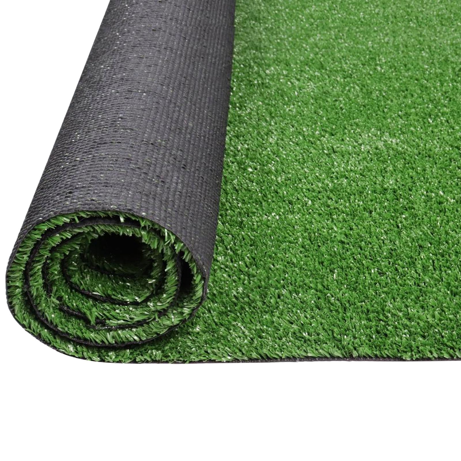 ZGR HOME&GARDEN front view of 4x6 artificial grass mat showing neat edges and green look