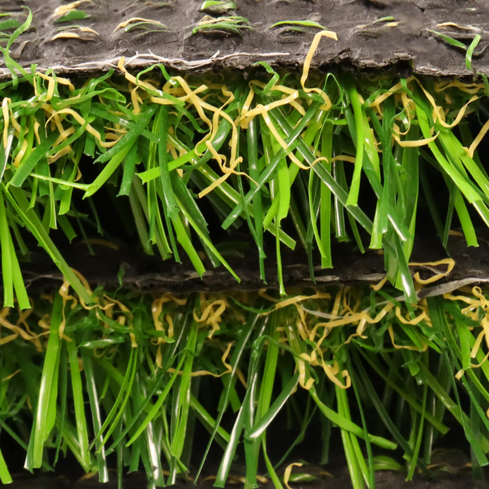 ZGR HOME&GARDEN close-up of grass fibers showing realistic texture and soft touch benefit