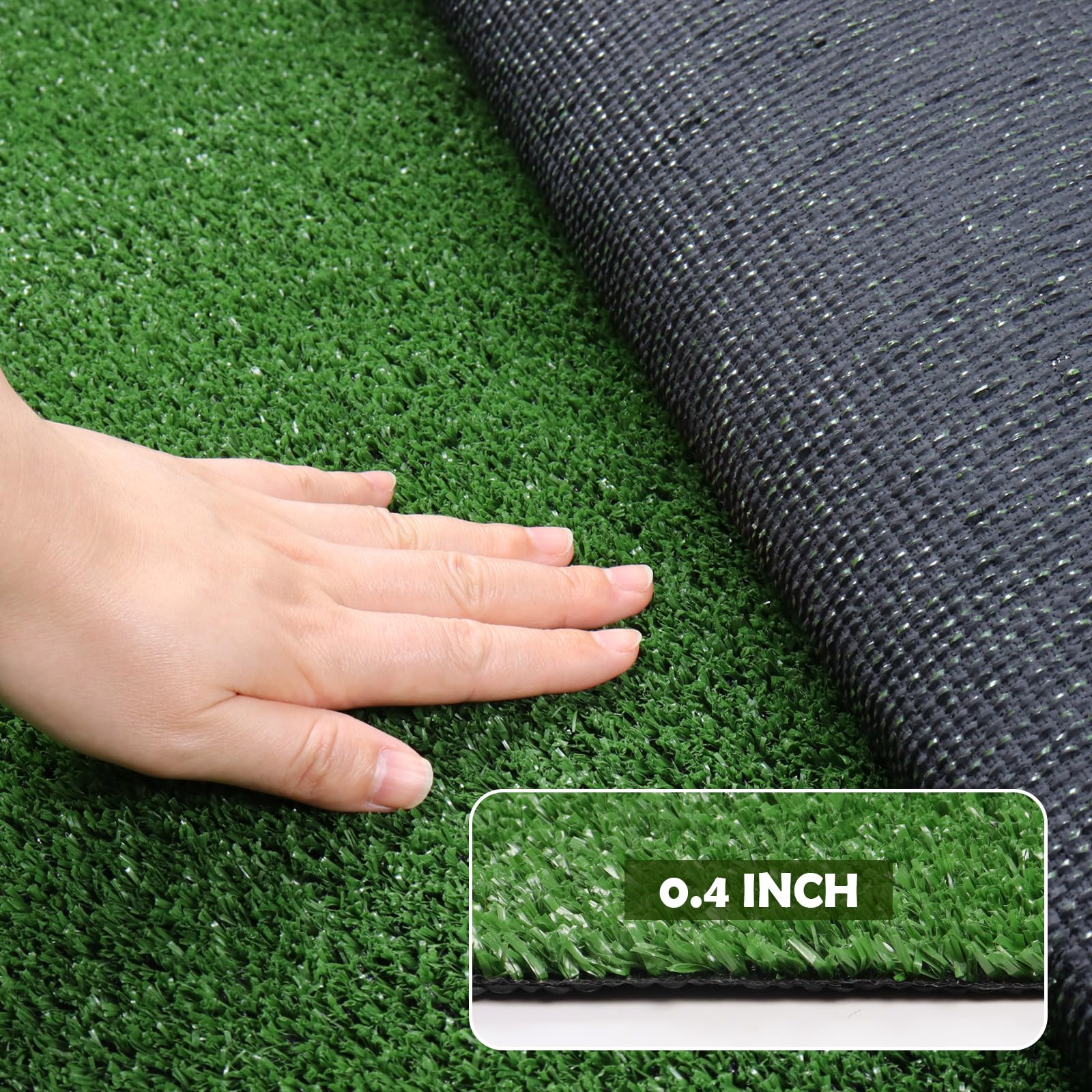 ZGR HOME&GARDEN close-up of 10mm fiber texture showing durable finish