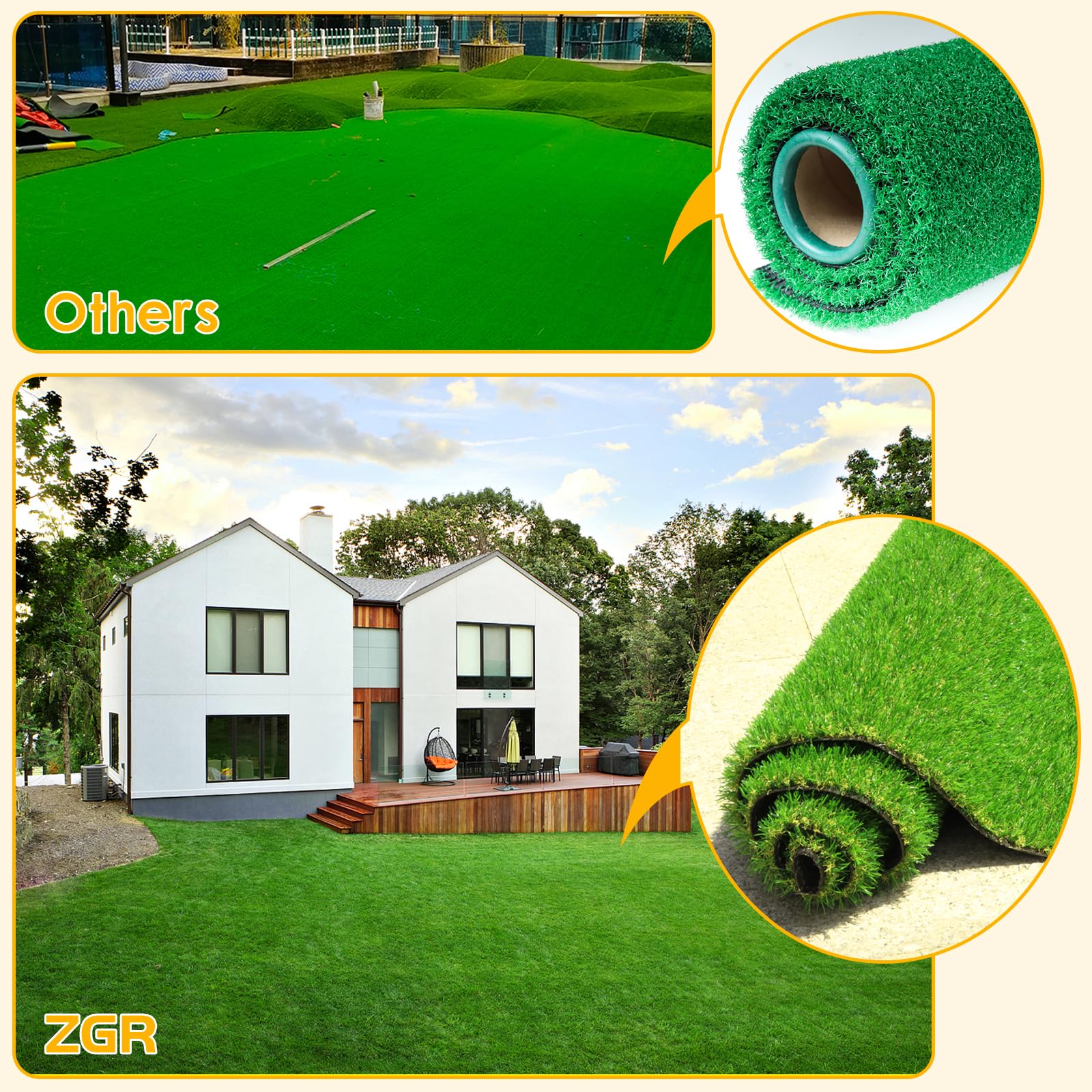 ZGR HOME&GARDEN installed in garden offering year-round green curb appeal