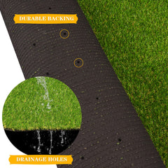 ZGR HOME&GARDEN pet using turf showing easy cleaning and durable play surface benefit